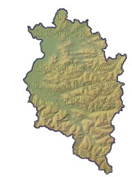 Landkarte Vorarlberg Hhenrelief